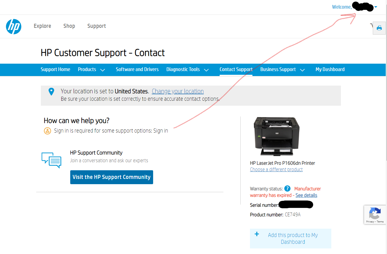 HP P1606dn can't connect to web services - HP Support Community - 7788775