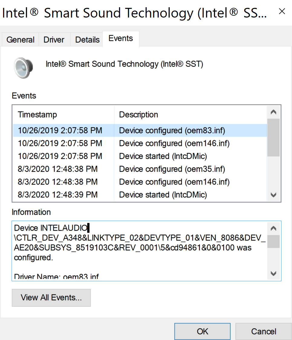 Solved Microphone device [...} was not migrated due to partial or a
