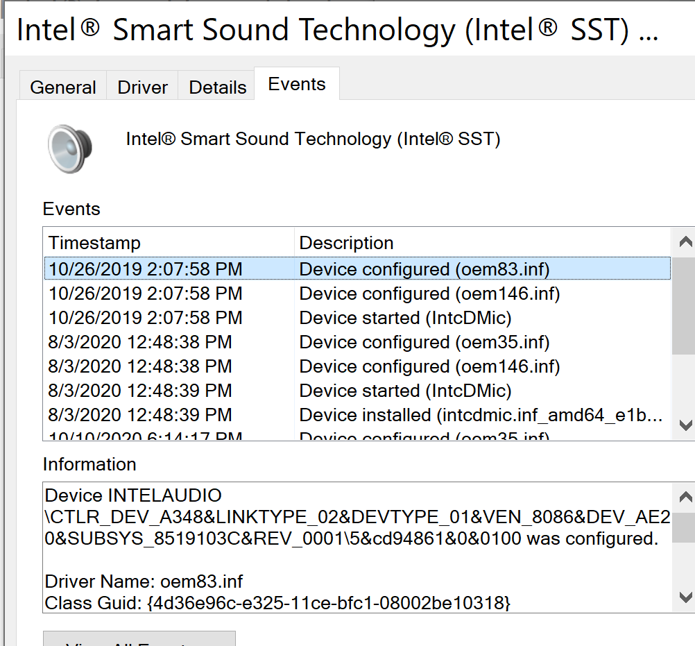 Solved Microphone device [...} was not migrated due to partial or a
