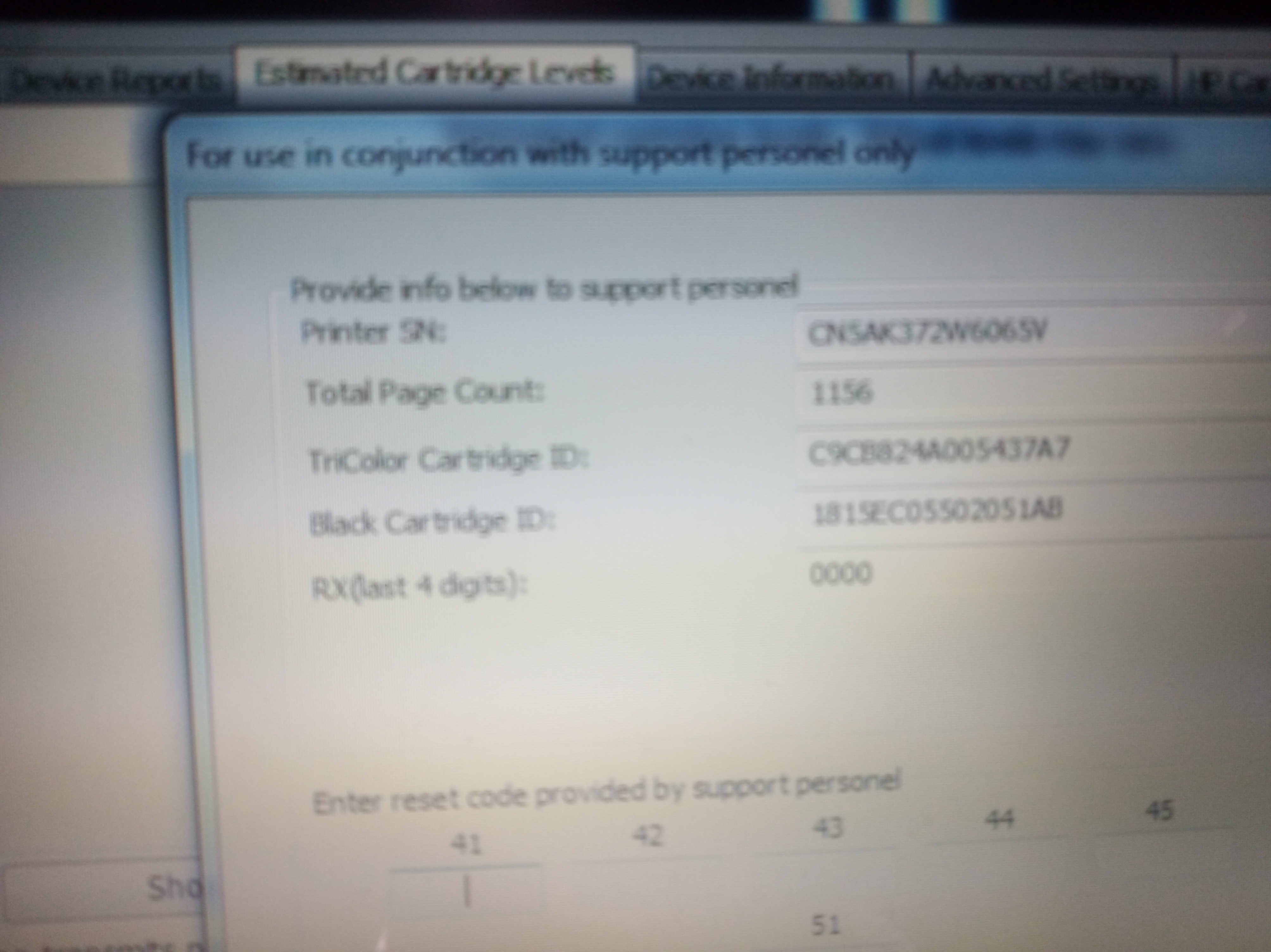 How can I get or reset my Region code for my printer. Hp des... - HP  Support Community - 7623867