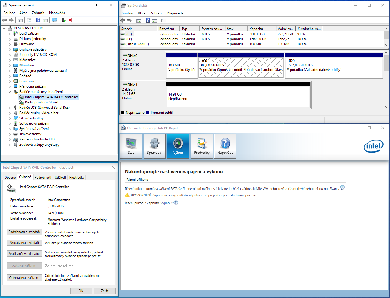 Setting SSD (16 GB Disk Caching solid state drive) - HP Support ...