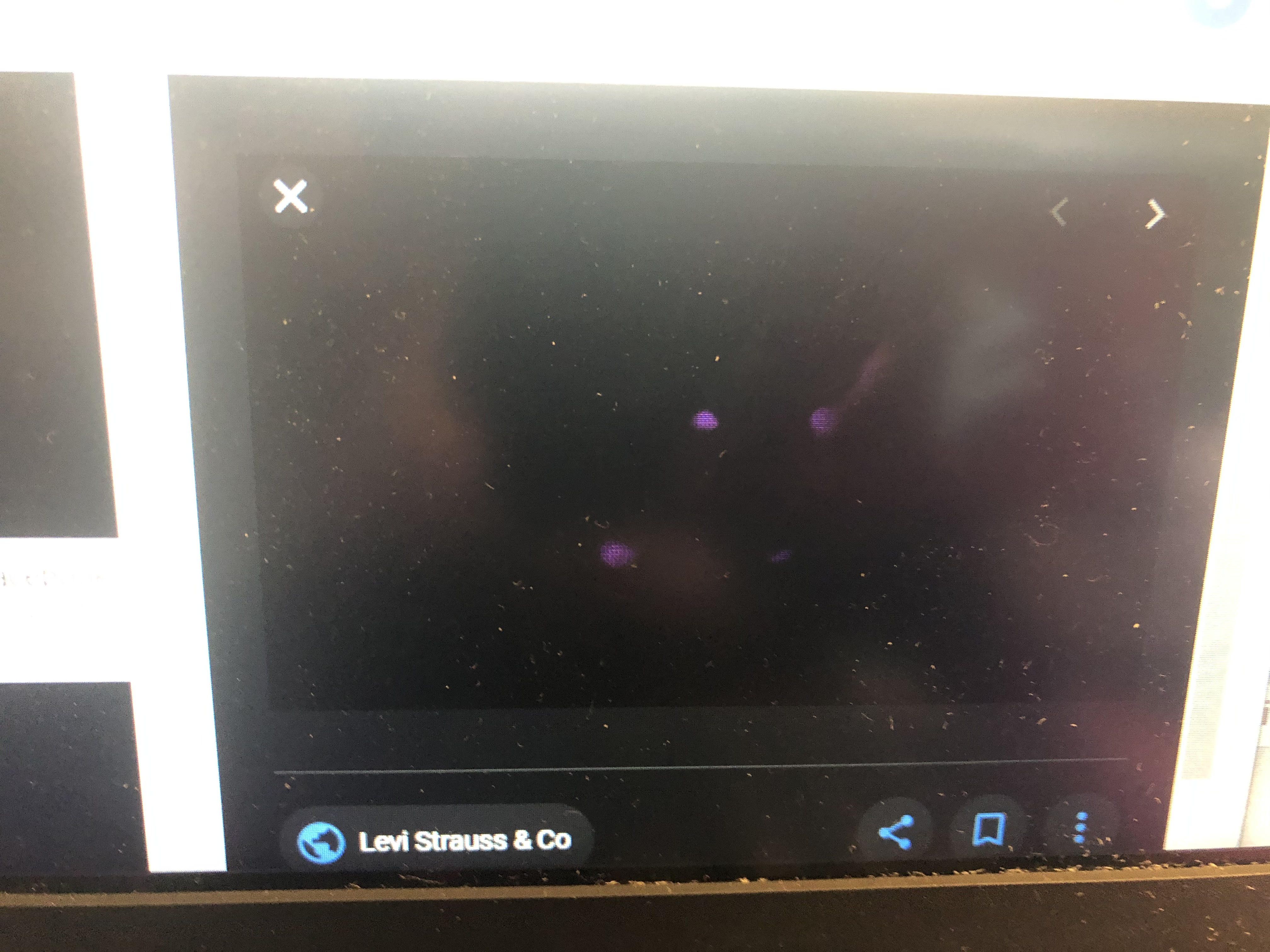 hThere are purple Spots on my screen when there's a dark bac... HP Support Community 7884516