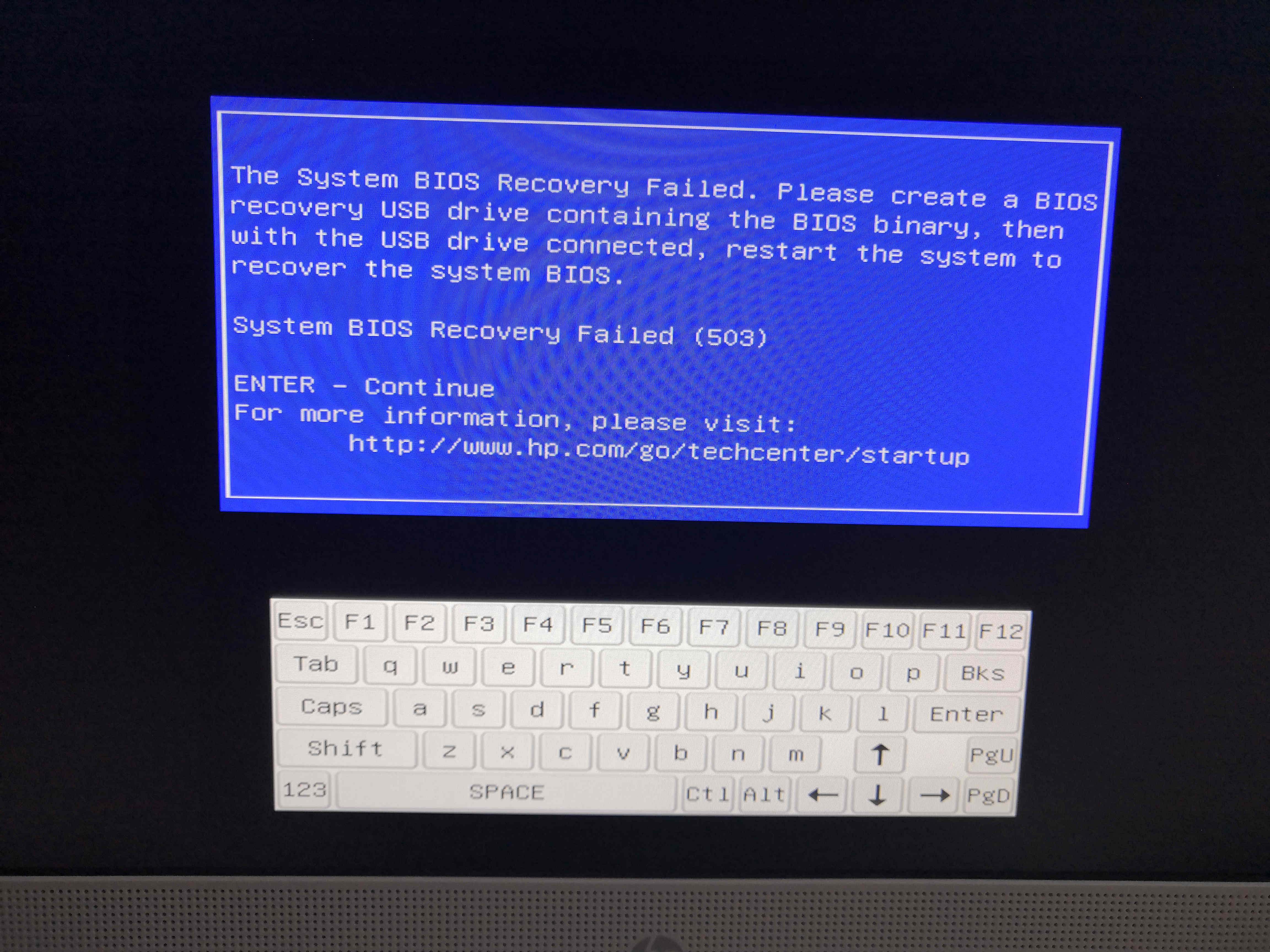 Bios recover - HP Support Community - 7891040