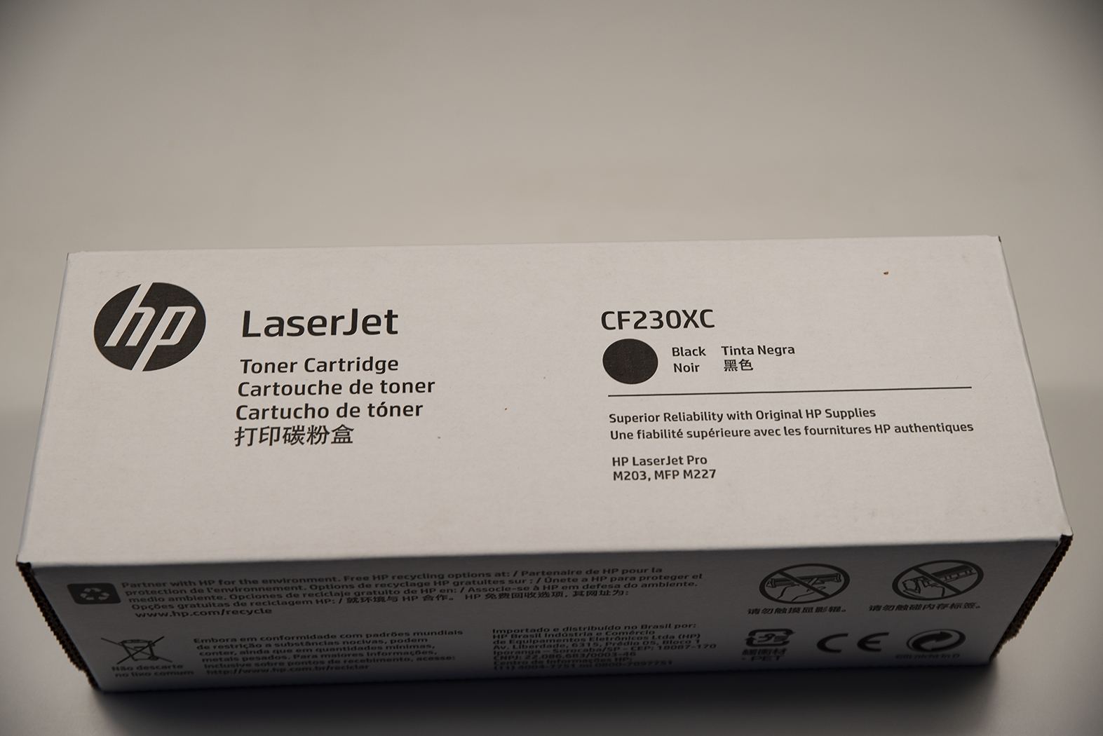 Is a HP 30X LaserJet Toner Cartridge, CF230XC (in a white bo... - HP  Support Community - 7891749