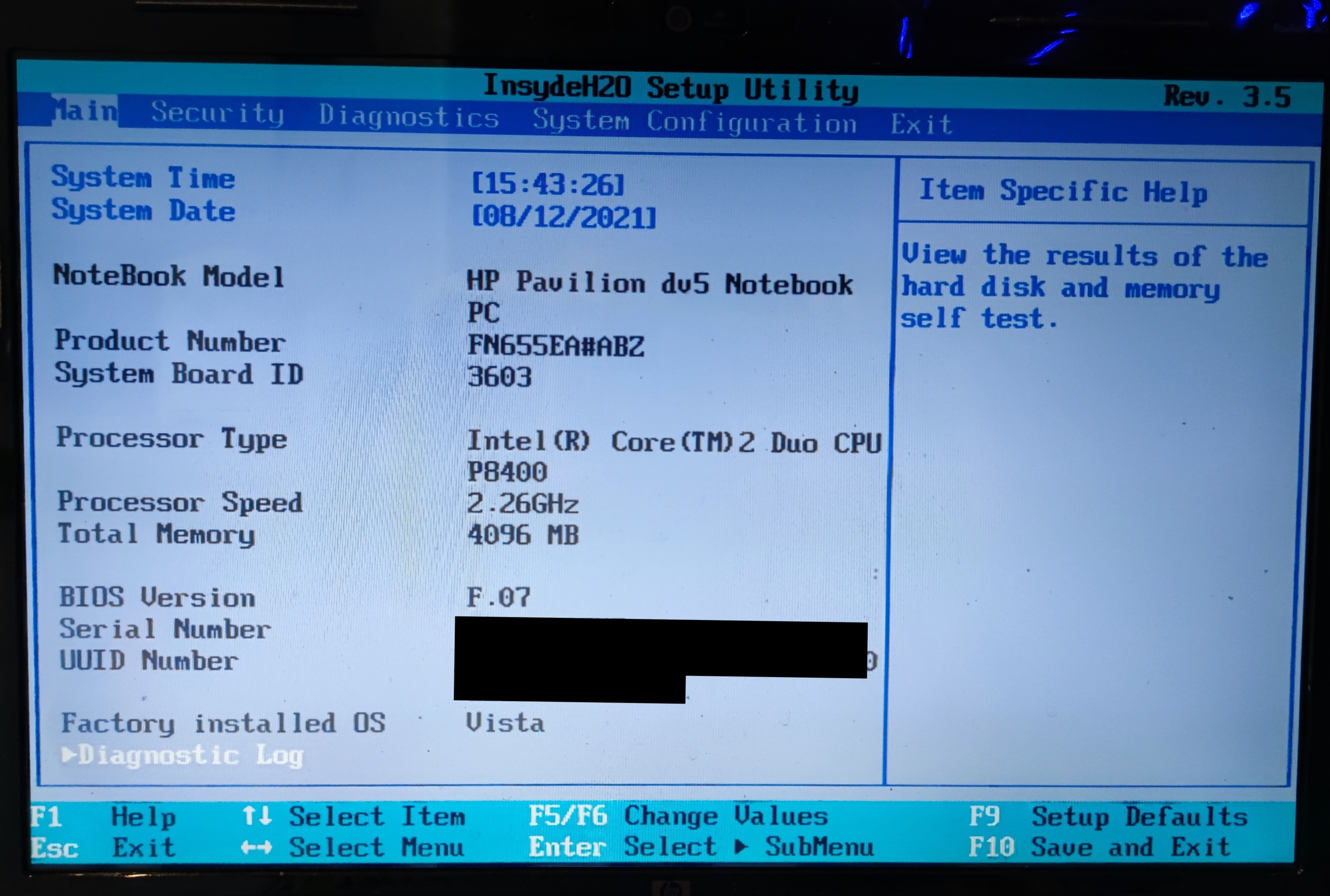 Solved: BIOS for HP Pavilion DV5-1030el - HP Support Community - 7892092