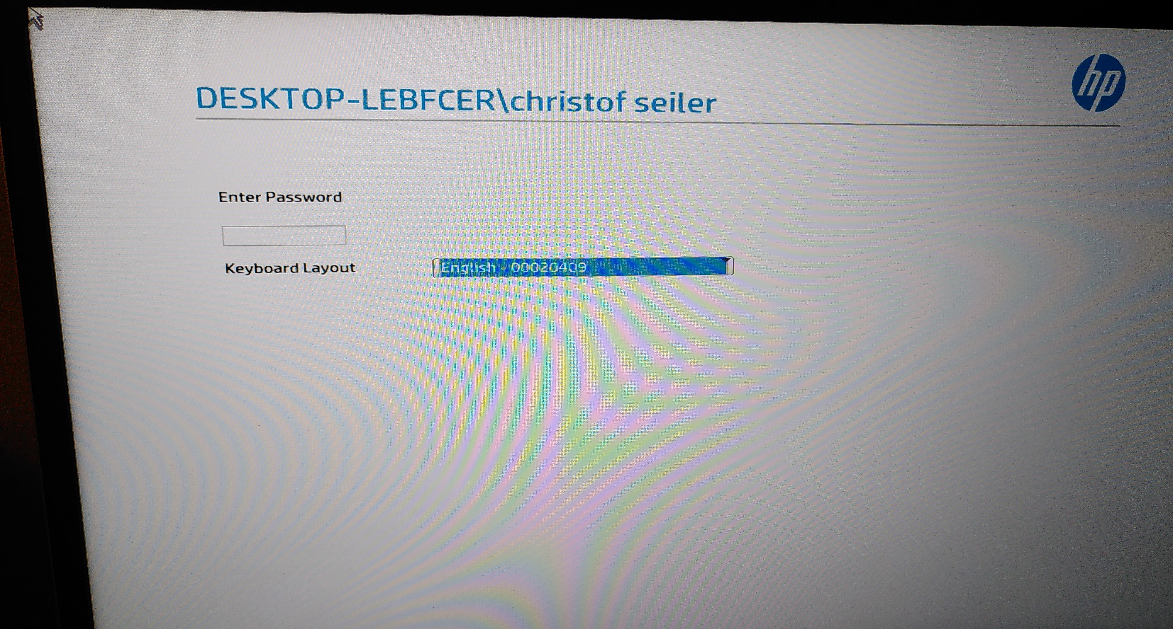 Boot issue: Enter password and choose keyboard layout - HP Support ...