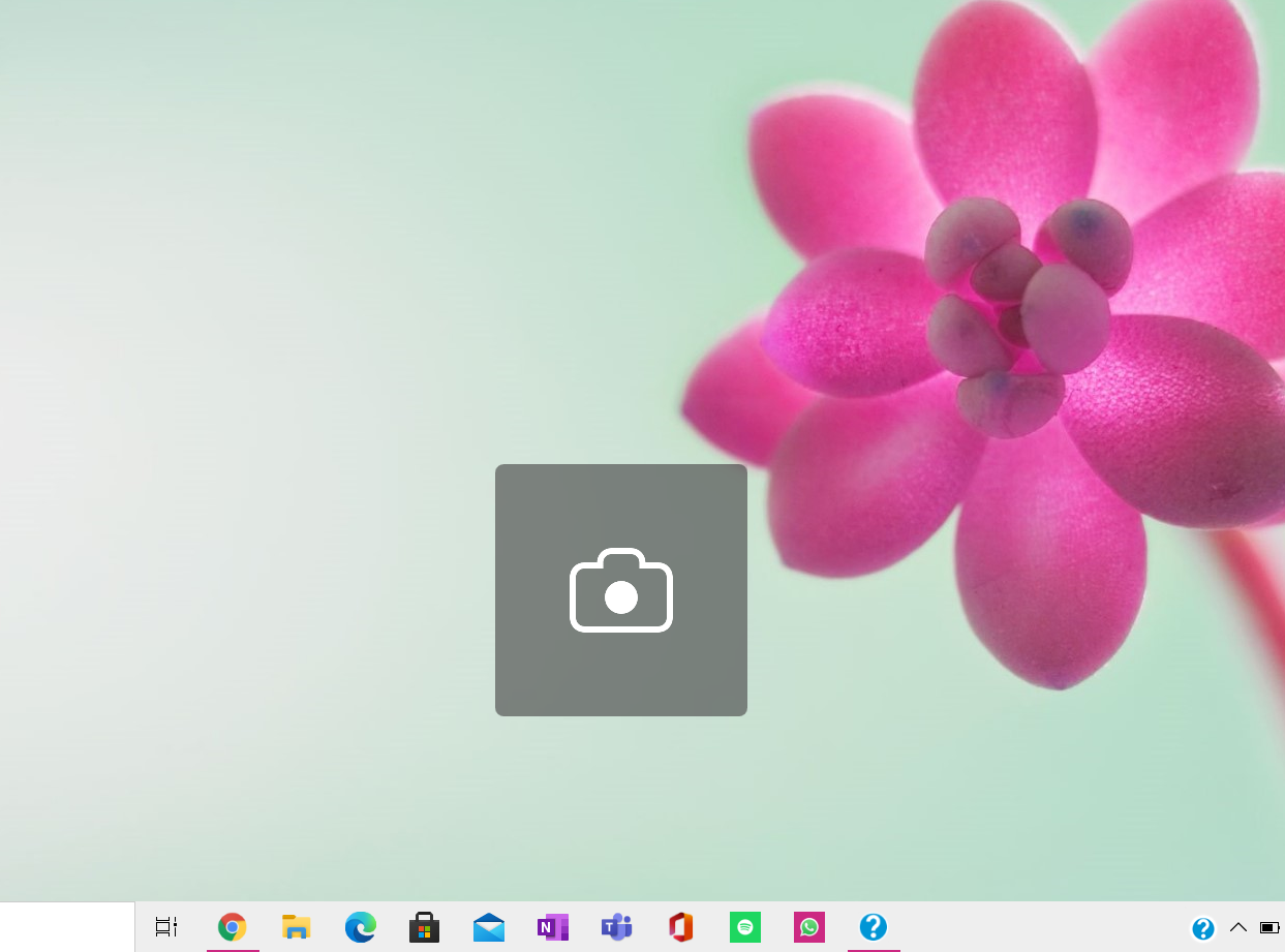 Unwanted camera icon popping up - HP Support Community - 7909279