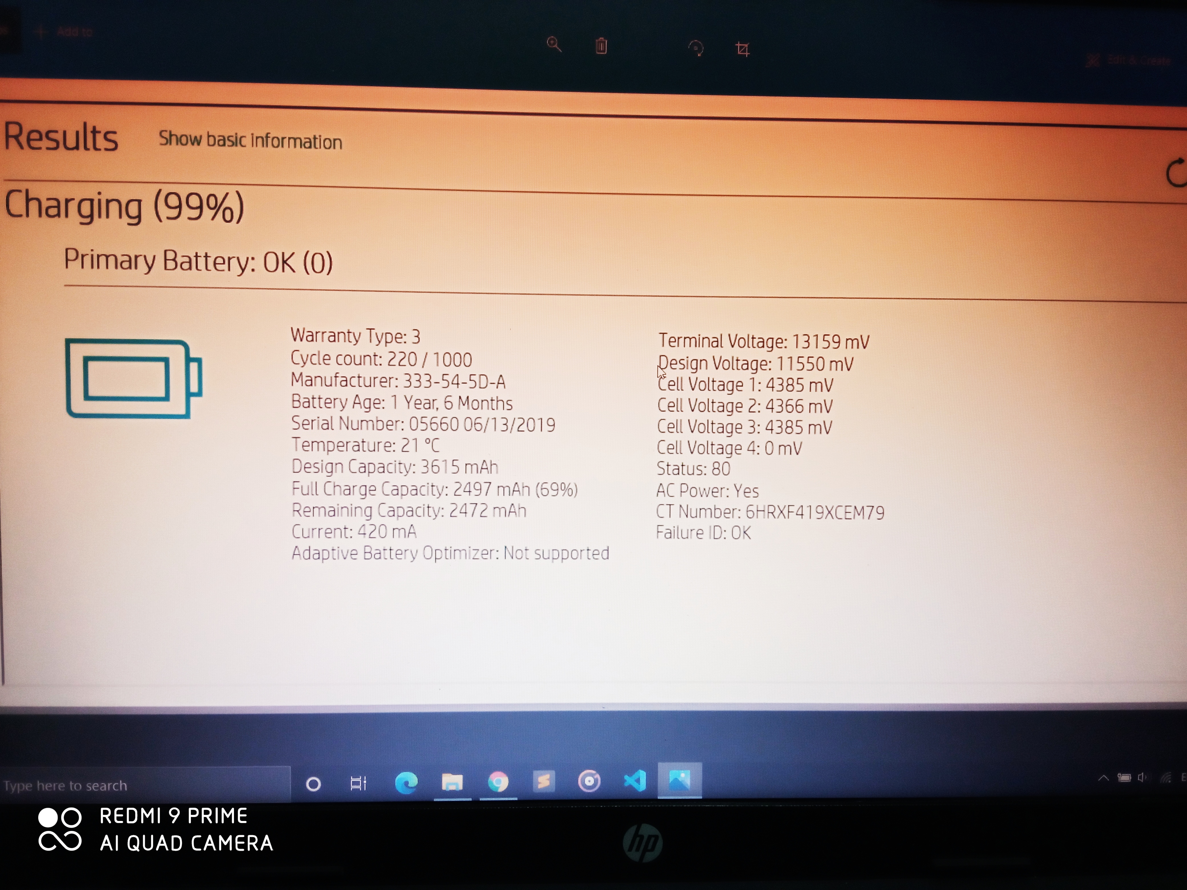 Battery Issue - HP Support Community - 7914171