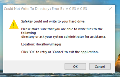 Safekey pop-up - HP Support Community - 7918237