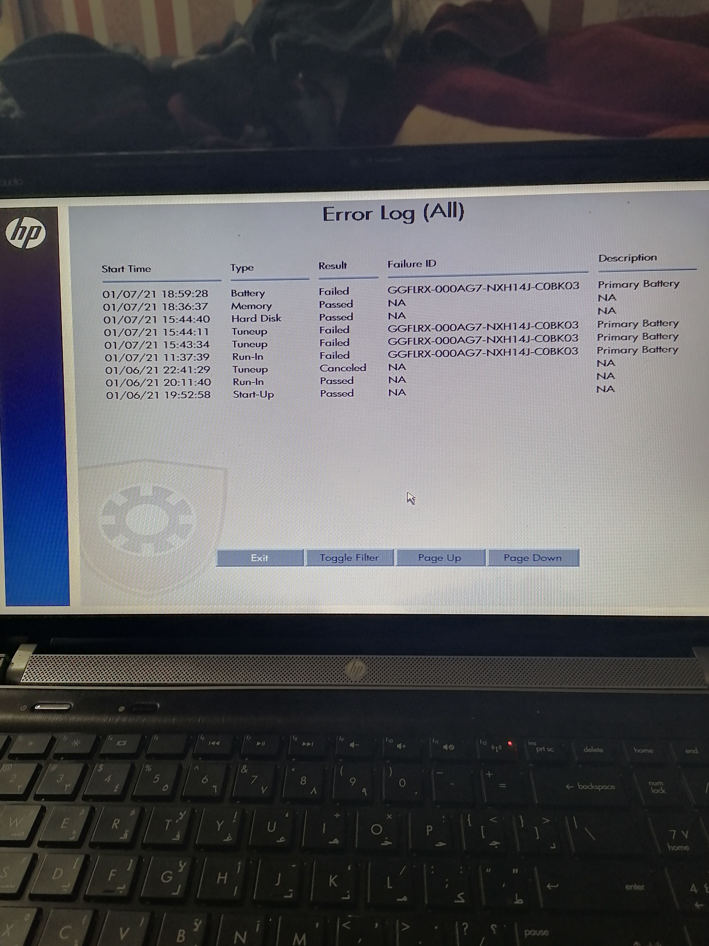 Restoration incomplete - HP Support Community - 7922765