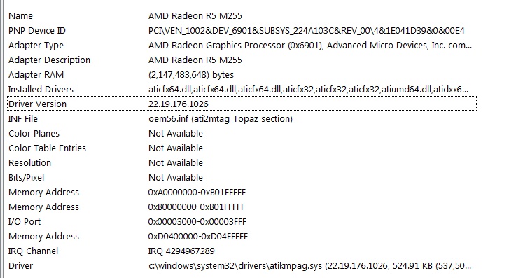 Amd radeon r5 m255 sale