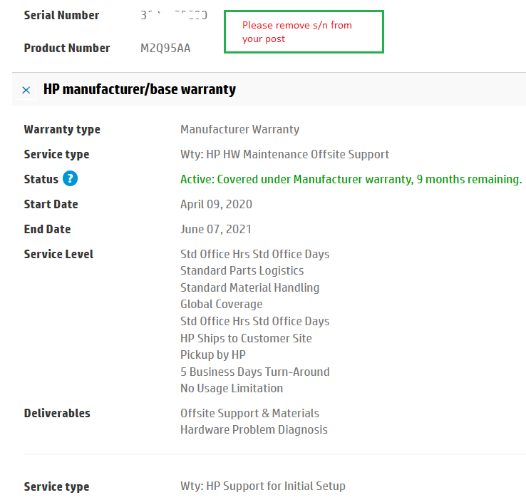 Activation of hp warranty in my laptop - HP Support Community - 7932773