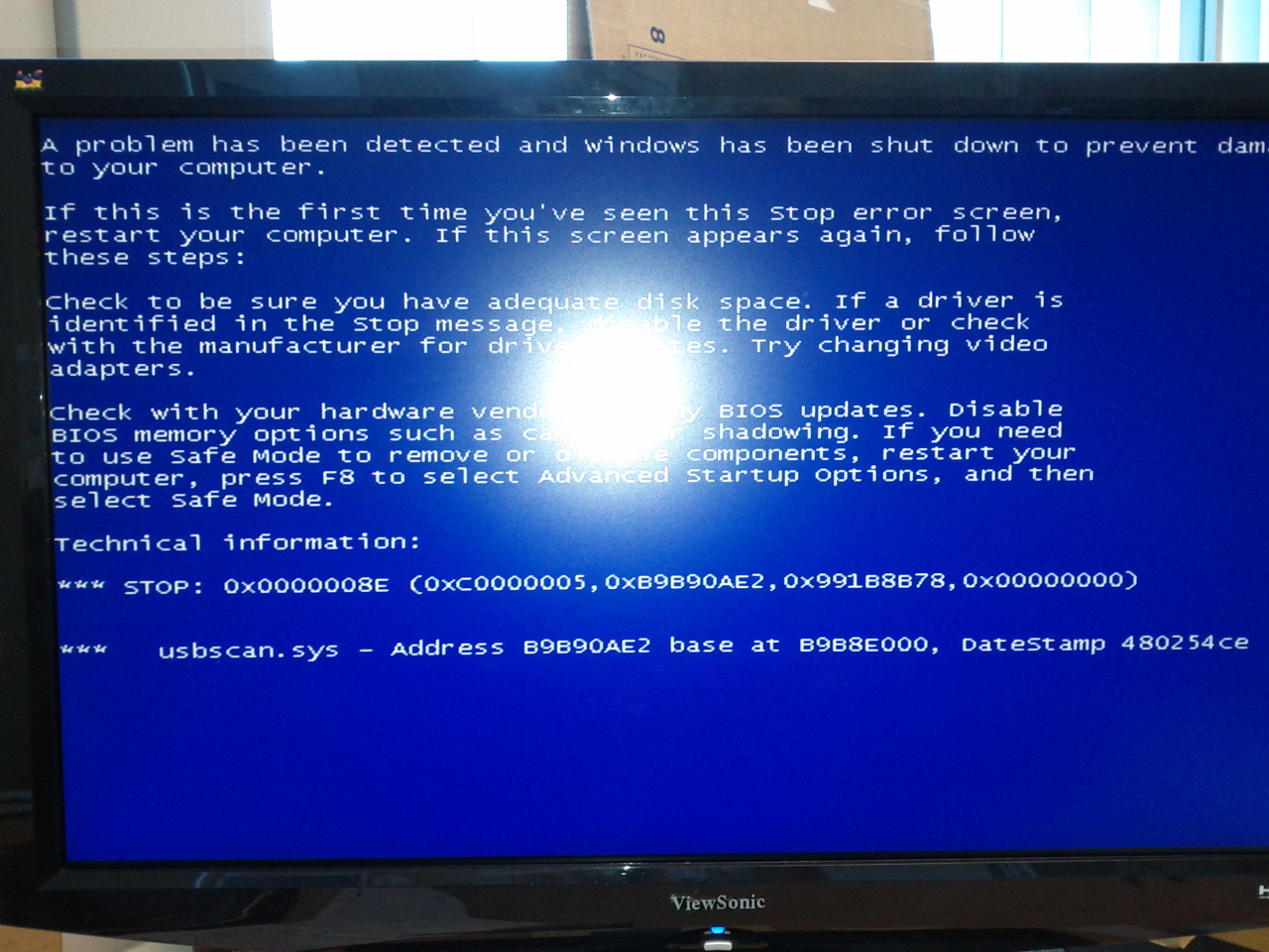 Blue Screen of Death and crashing HP Support Community 1544883
