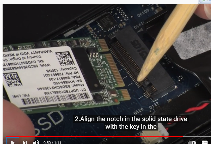 HP Elitebook Folio 9480m / m.2 SSD - HP Support Community - 7943069