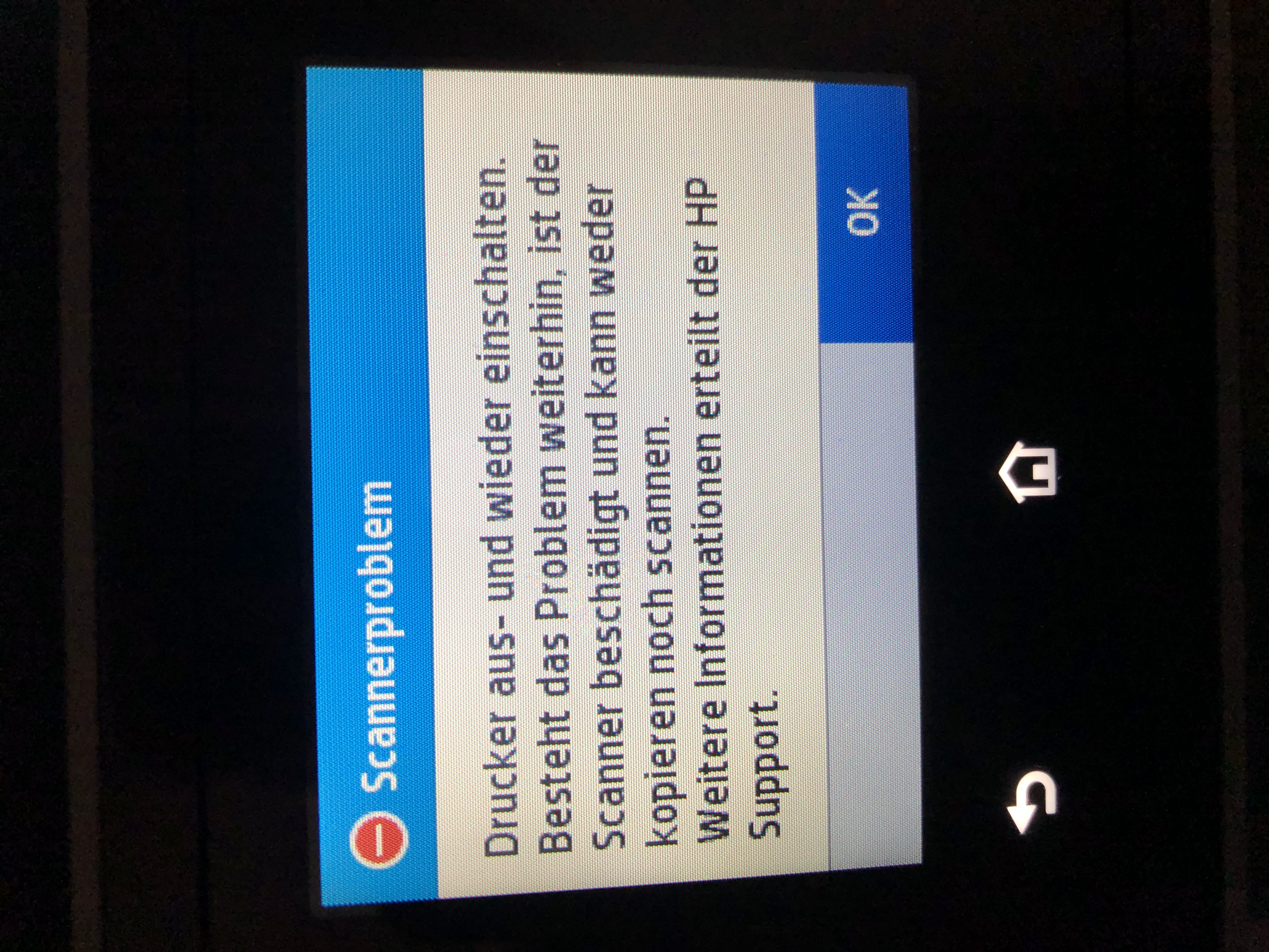 AlertID: 8048 (scanWarning) SMS specification not found - HP Support ...