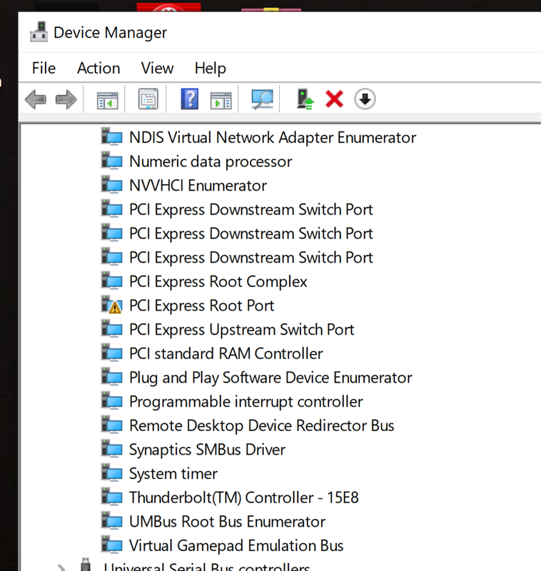 PCI Expresss Root Port with touble triangle in Device mgr.PNG