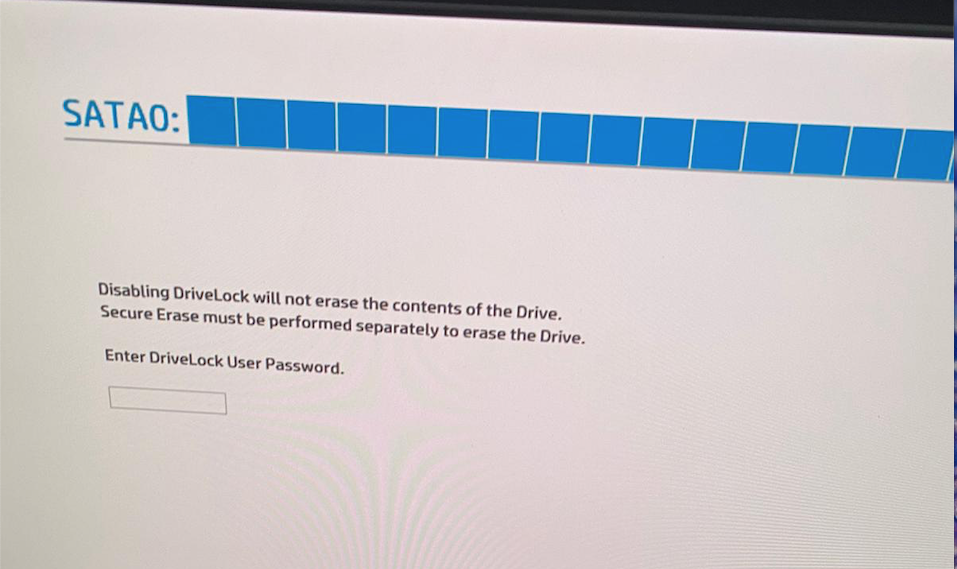Drivelock enabled after 1st Boot - HP Support Community - 7960203