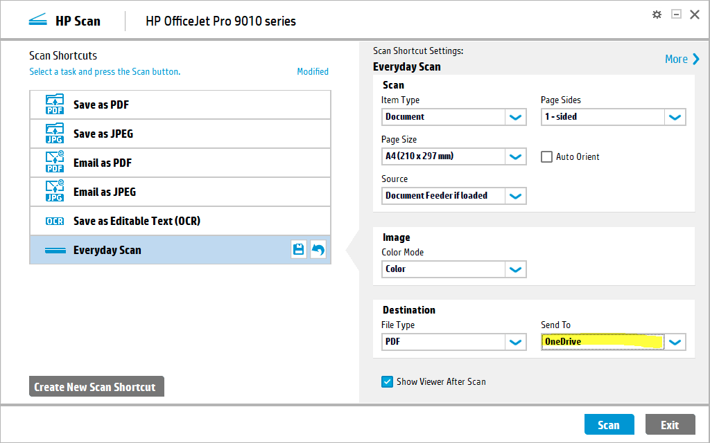 Solved Scan to Onedrive Plugin Software HP Support Community 7980453