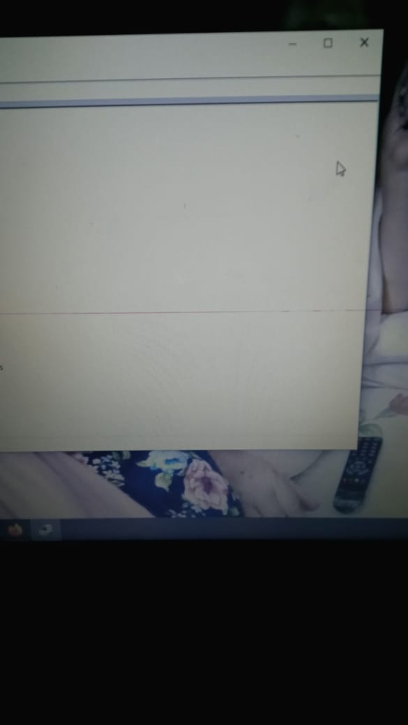 green vertical line turned to red after shutting it down - HP Support ...