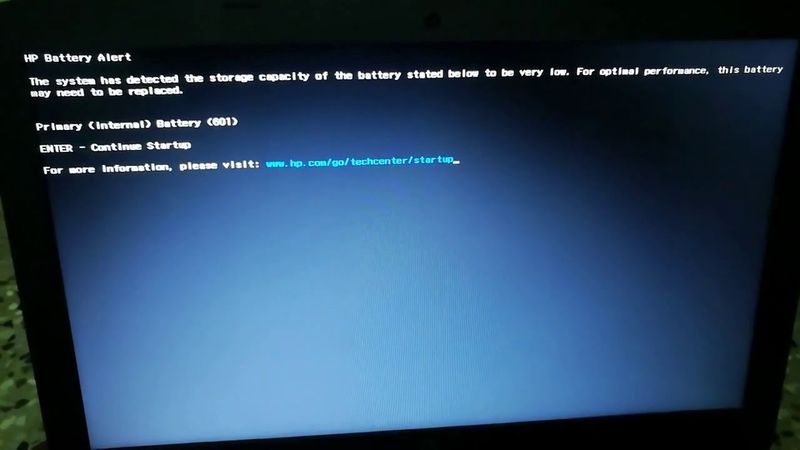 Solved: Showing HP battery (601) error code - HP Support Community - 7996866