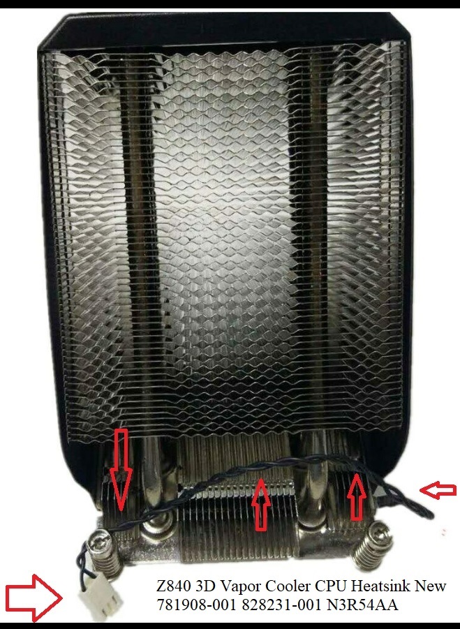 Solved: HP Z840 Z Cooler install: what is the 2-wire 3-plug wire