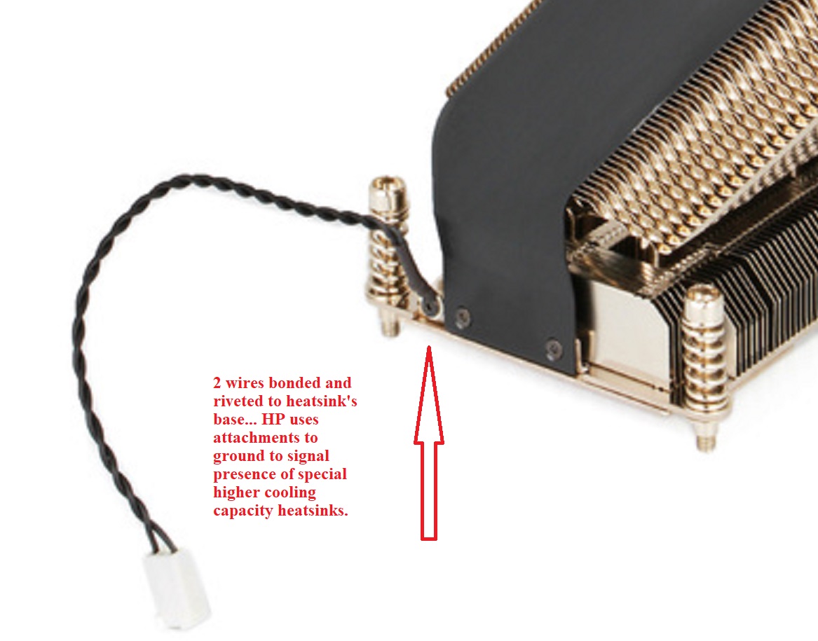 Solved: HP Z840 Z Cooler install: what is the 2-wire 3-plug wire