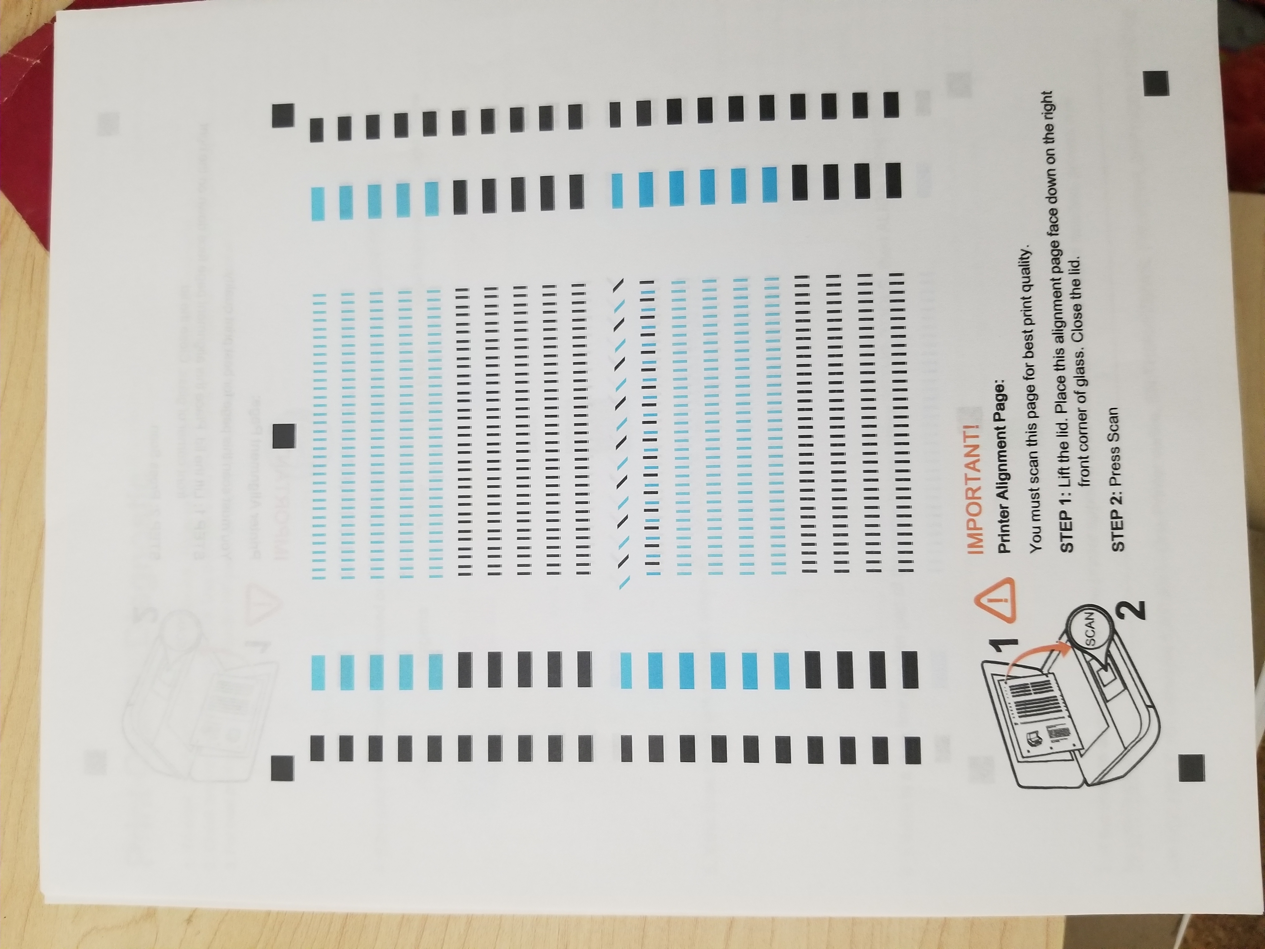Lines in print quality report and - HP Support Community - 8027900