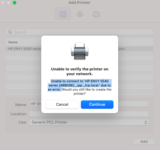 Solved: Cannot add HPENVY 5540 Printer - HP Support Community - 8037588