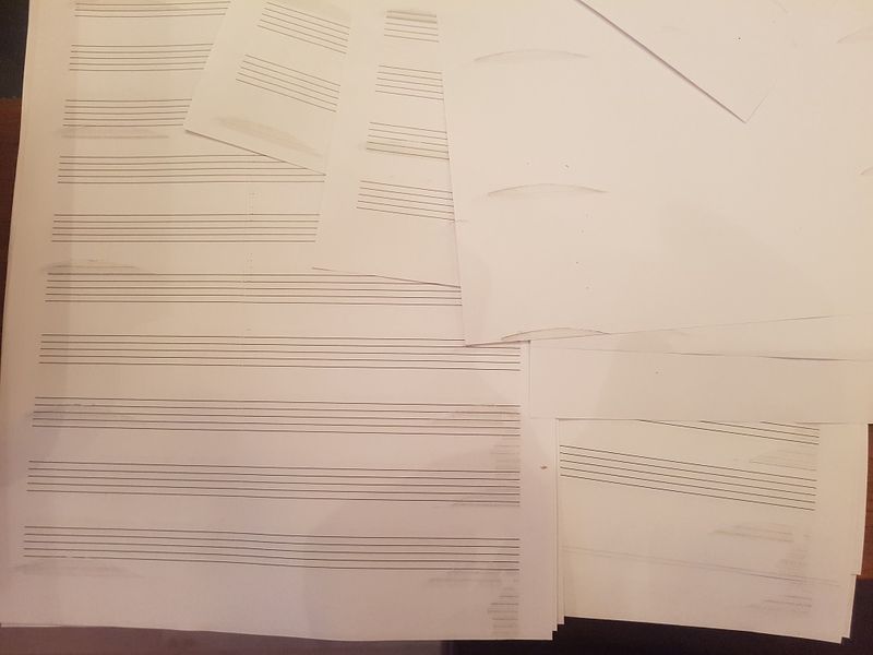Built in music-sheet form