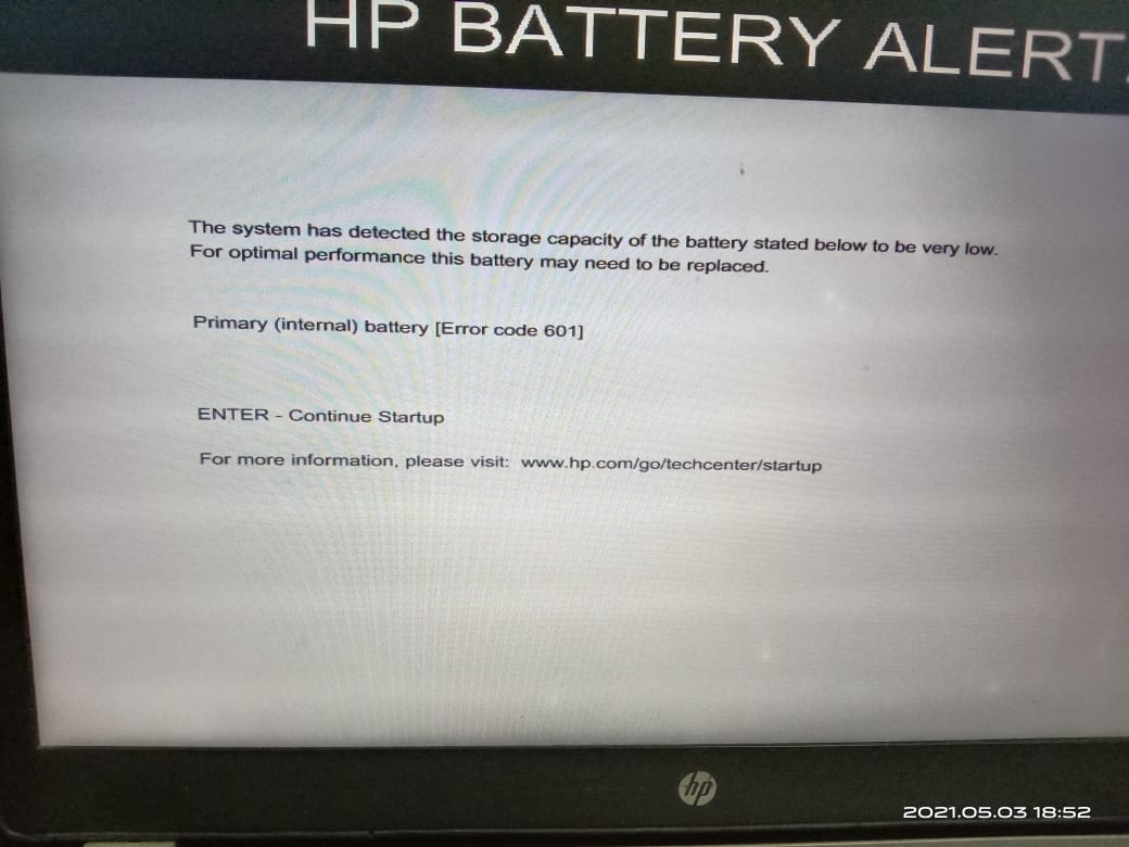 when i open my hp pc then show this again and again Prima... - HP Support  Community - 8064895