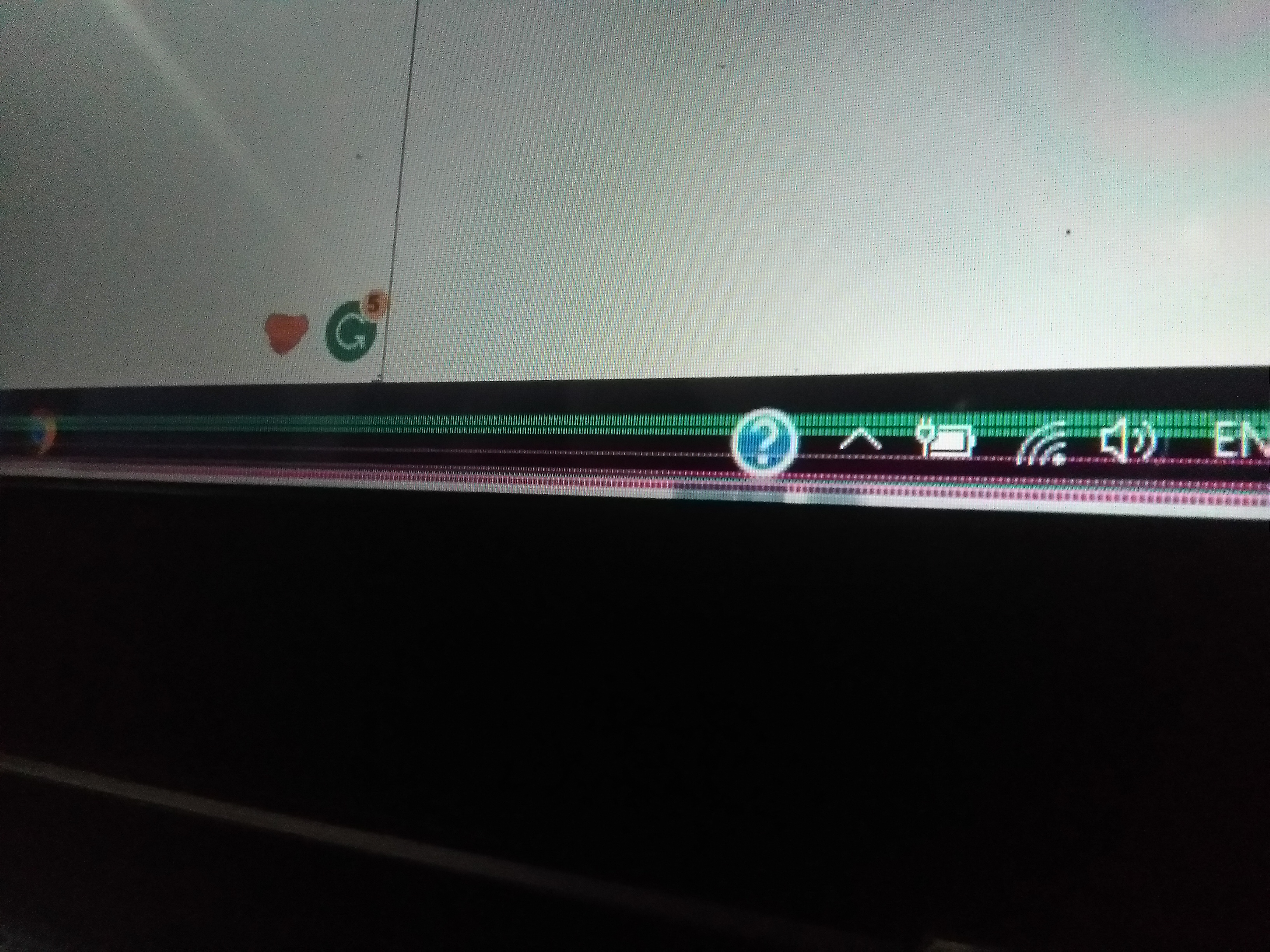 Green Horizontal lines Appearing on screen - HP Support Community - 8081304