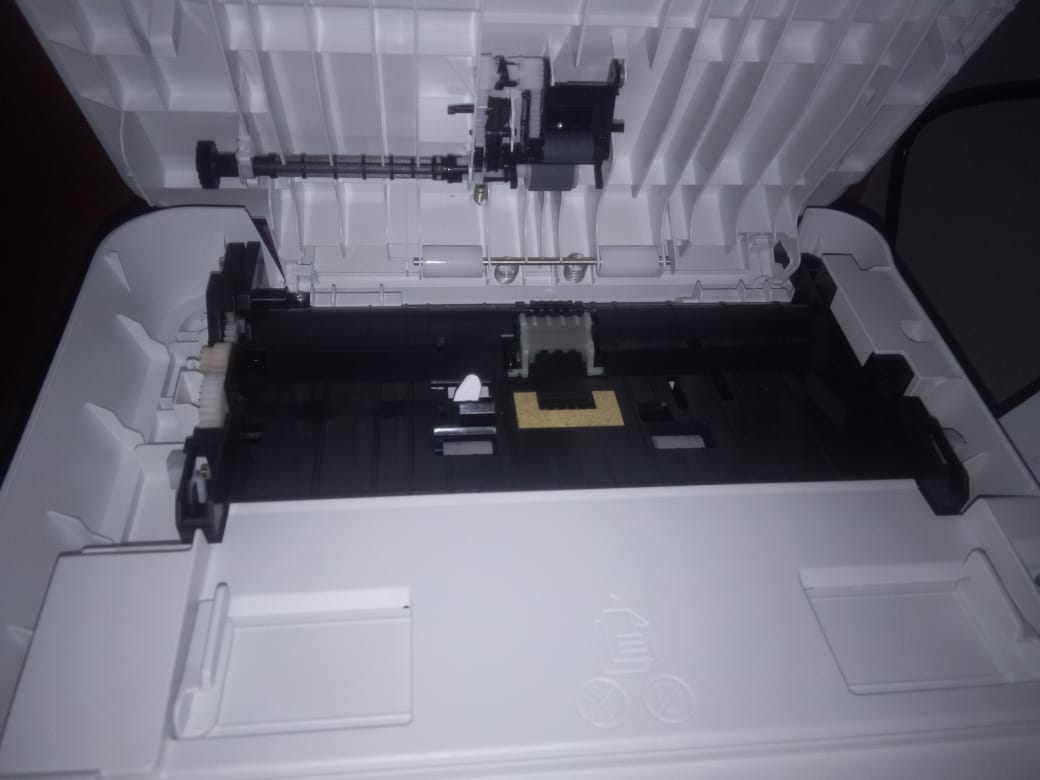 Automatic document feeder not working after pulling jammed p... HP