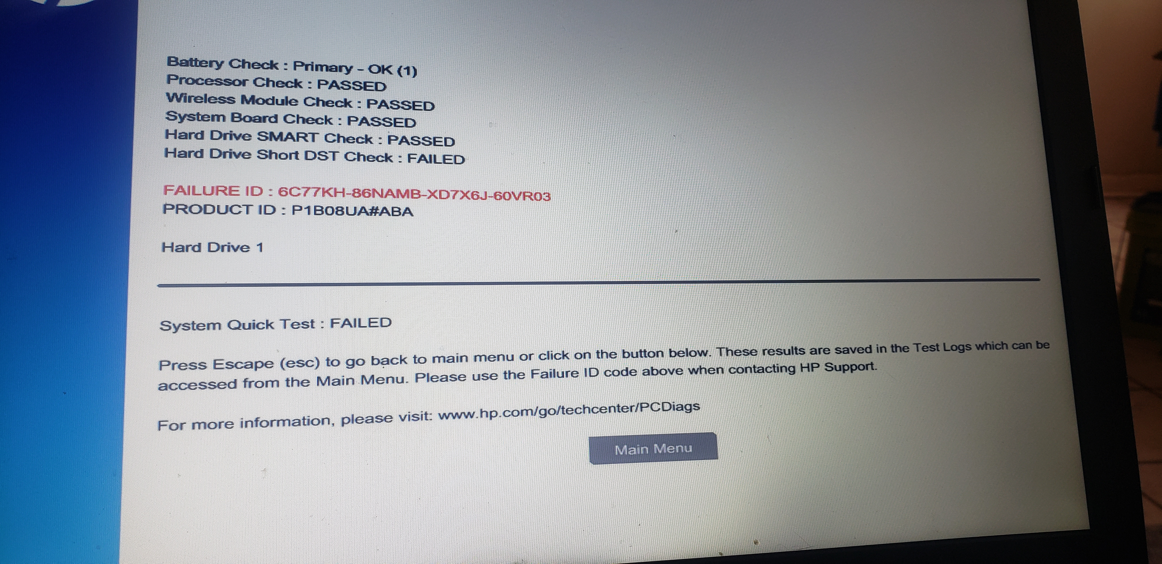 Computer message - HP Support Community - 8092540