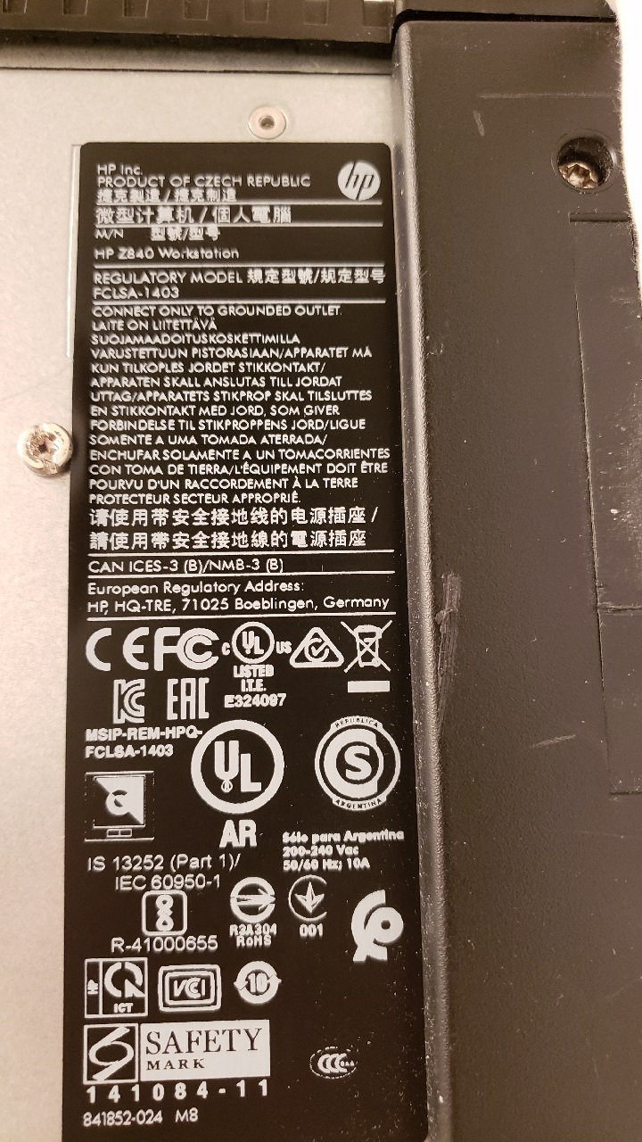 Solved HP z840 no TPM BIOS options HP Support Community 8103194