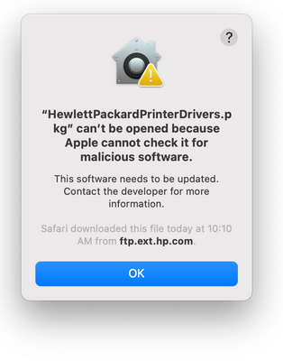 Having problems installing older HP Printers on later macOS ... - HP Support  Community - 7946104