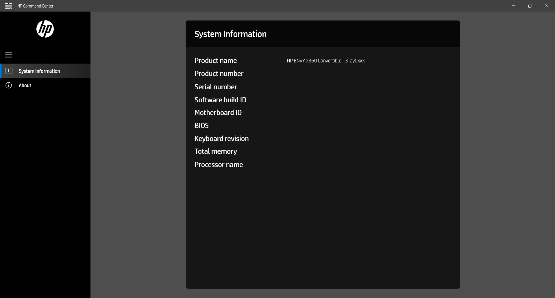 Why Does Hp envy command center not show thermal profile? - HP Support ...