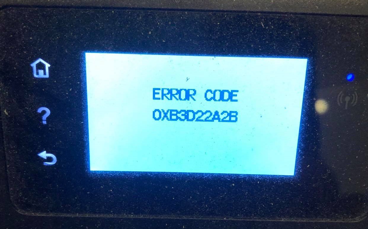 HP Printer 5255 Error code - 0XB3D22A2B - HP Support Community - 8120410