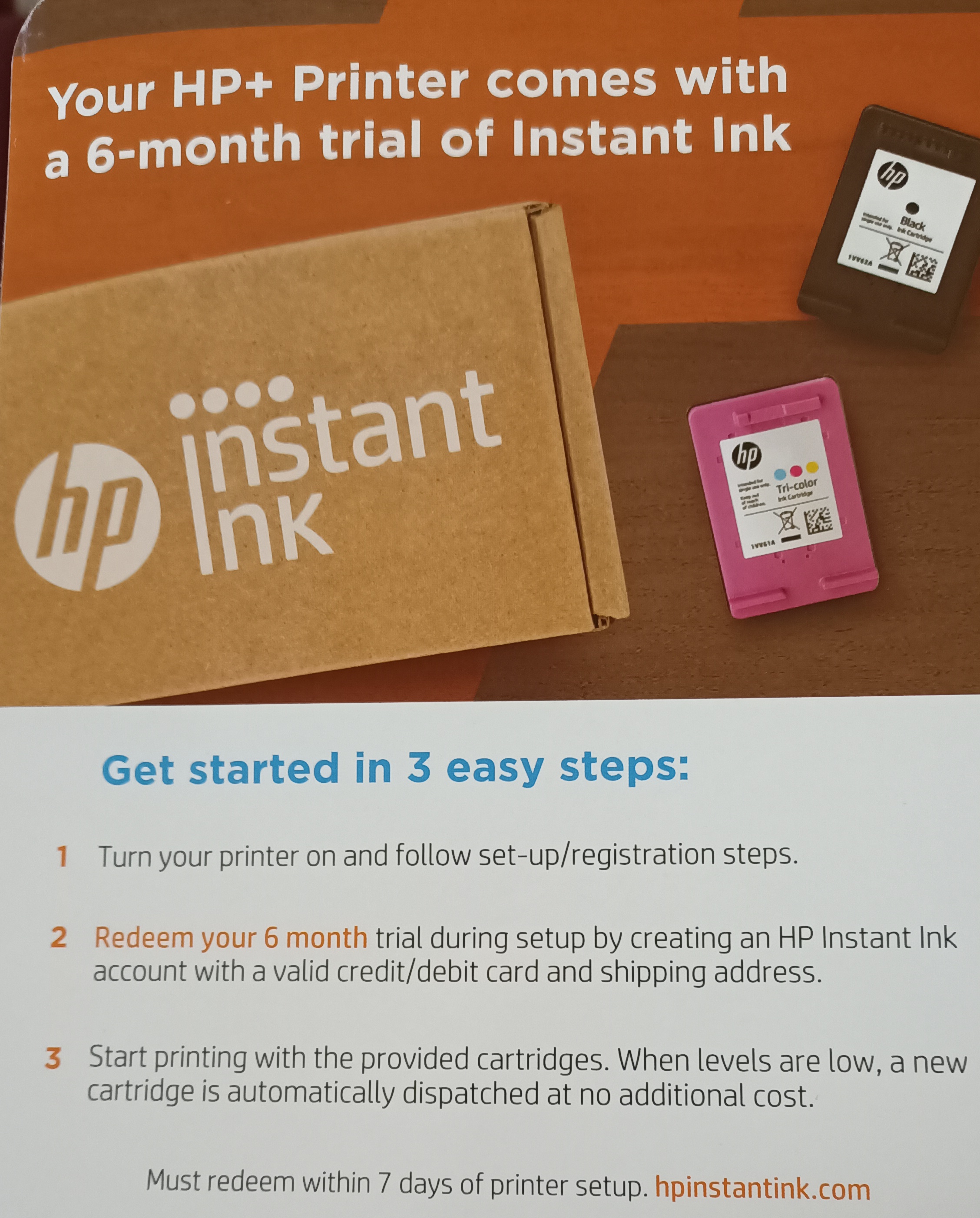 HP INSTANT INK - HP Support Community - 8120434