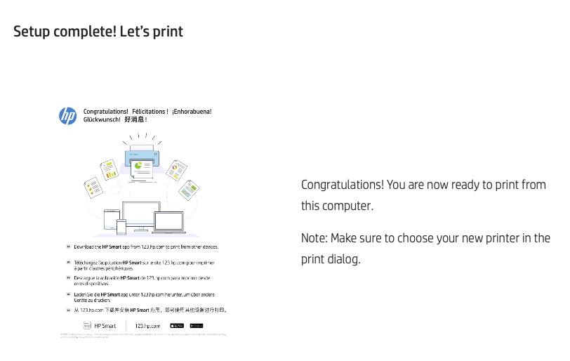 the selected printer is detected but not installed completel... HP
