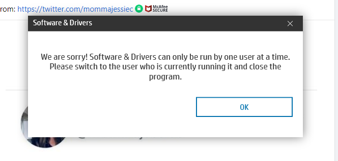 Driver Update Error - HP Support Community - 8130684