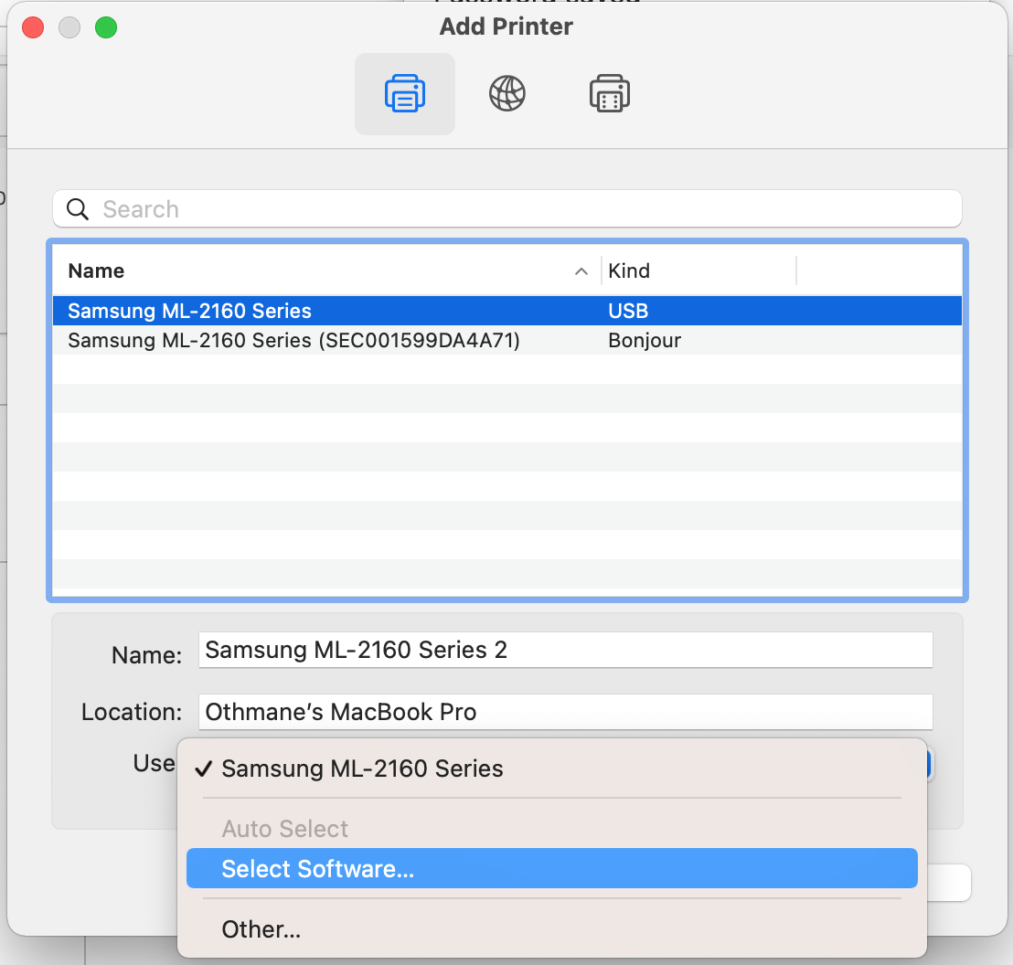 Solved Can Not Install Printer Ml 2160 On Mac Os Big Sur Hp Support Community