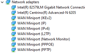 Is this the whole network driver list?