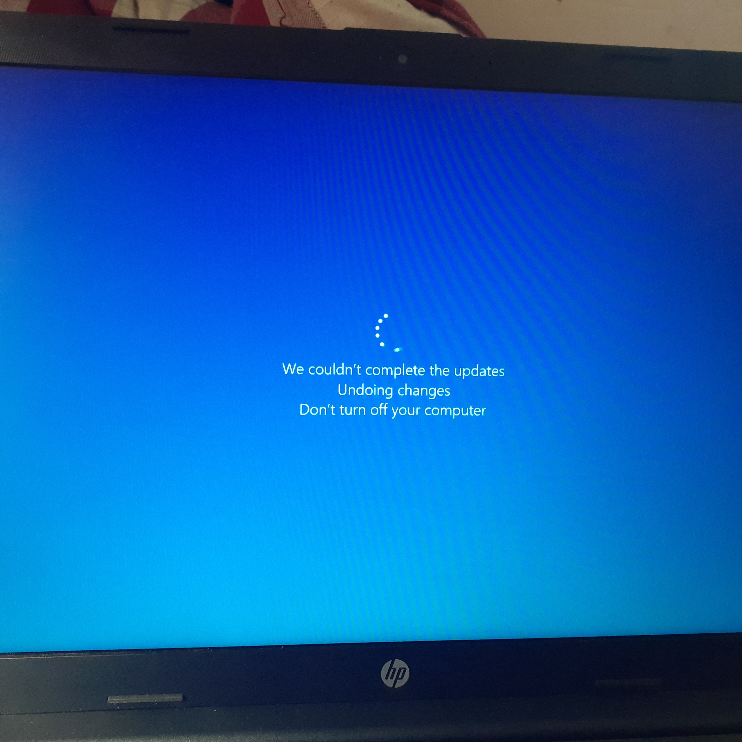 update issue - HP Support Community - 8143953
