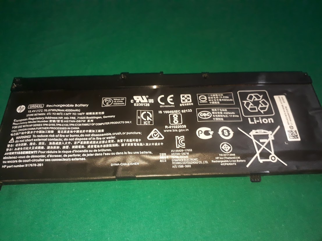 HP Omen laptop swelling of sr04xl battery HP Support Community 8147801