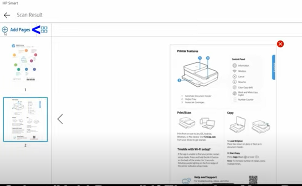 How to scan multiple pages to one PDF on an Envy 6055e - HP Support Community -