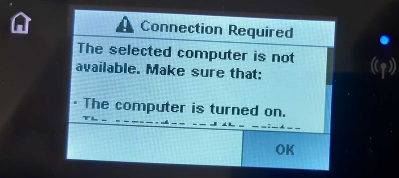 Computer *was* running