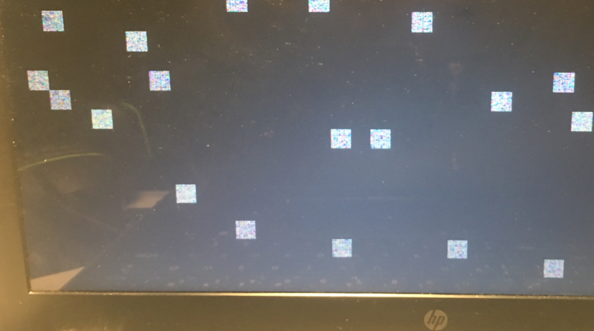 Random crashes, black screen with flashing white squares and... - HP  Support Community - 8164628