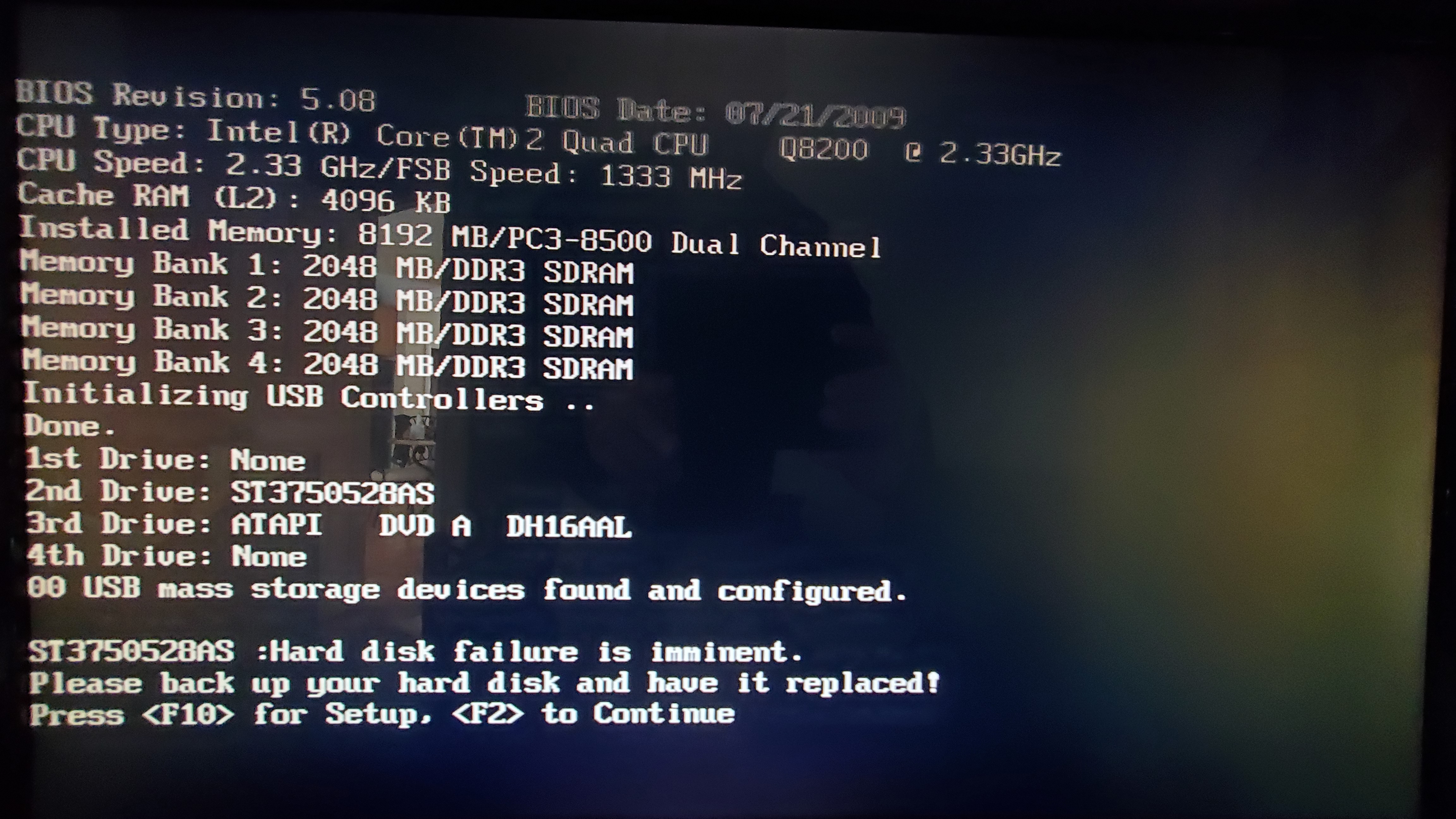 Solved: Pavilion Elite e9107c Hard Drive is Failing...Need help to 