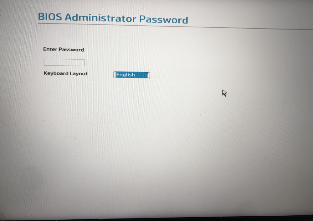 Bios Administrator Password Prompt After Bios Update Hp Support
