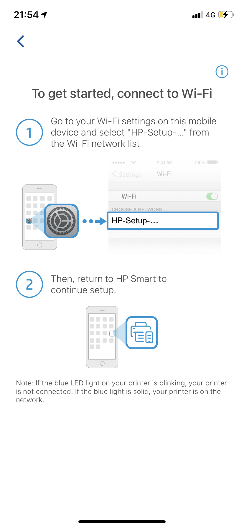 Can't connect HP laser 107w printer to wifi - HP Support Community - 8187122